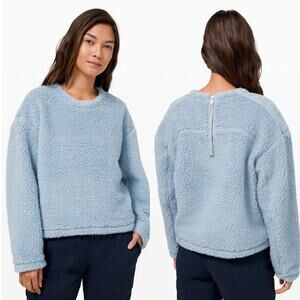 LULULEMON Wool Whenever Crew Size 4 Chambray